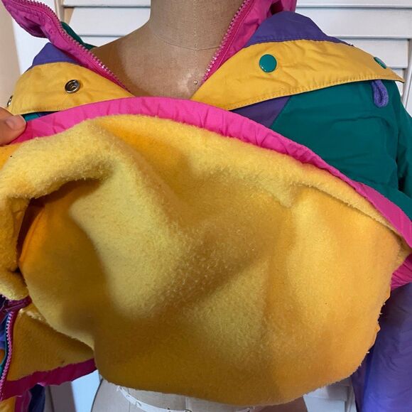 VINTAGE | multicolor ski jacket M - Picture 9 of 9
